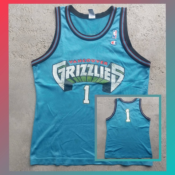 90s Vintage Vancouver Grizzlies Memphis Nba Basketball 