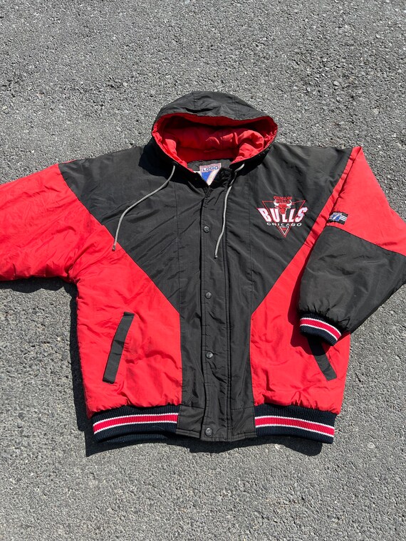 Vintage 90s Chicago Bulls Windbreaker Jacket Unique Sports Etsy