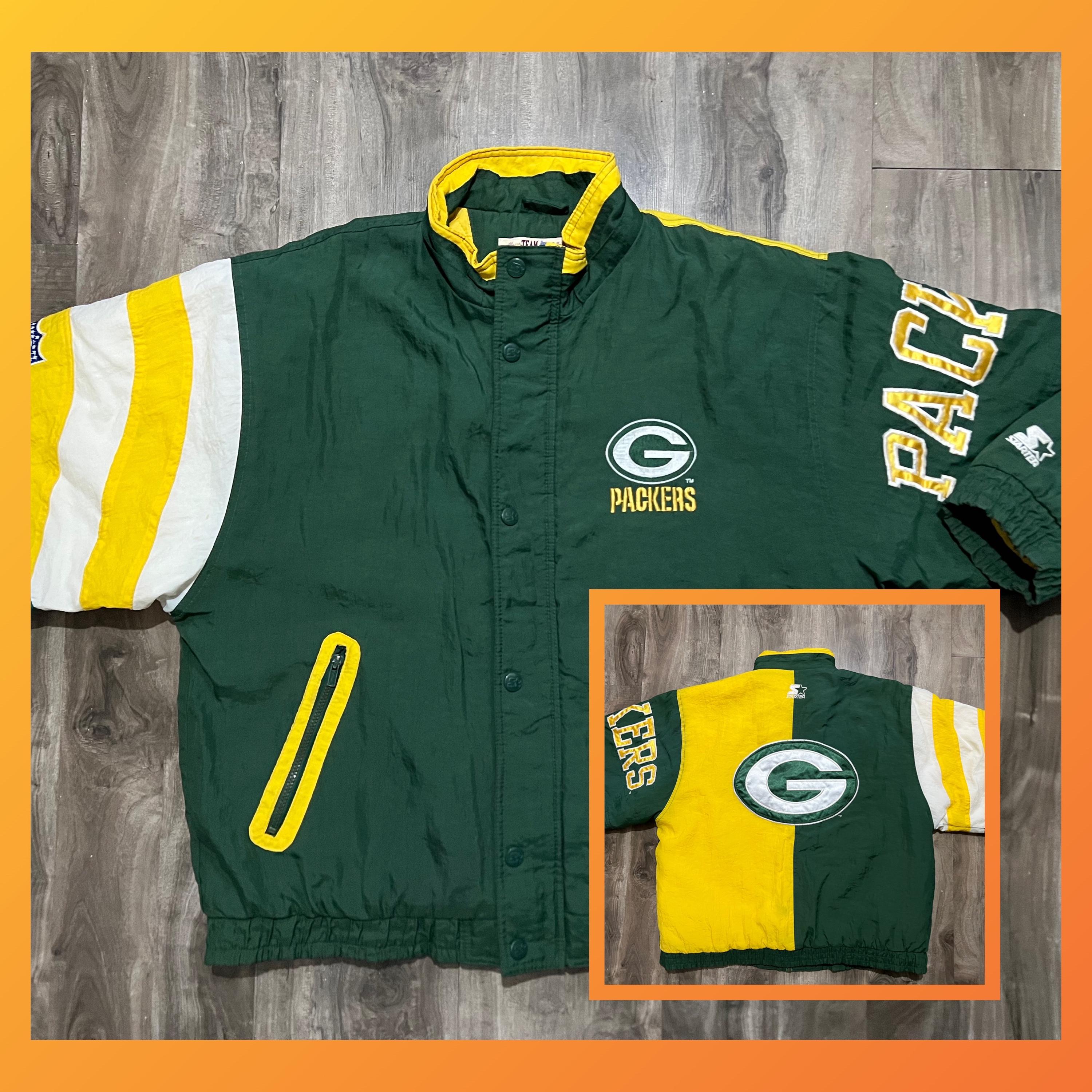 Vintage Starter Green Bay Packers Full Zip Jacket 90s NFL - Etsy