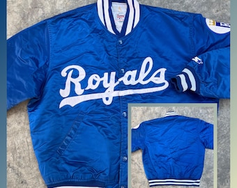 1980's vintage starter Kansas City Royals satin bomber jacket MLB