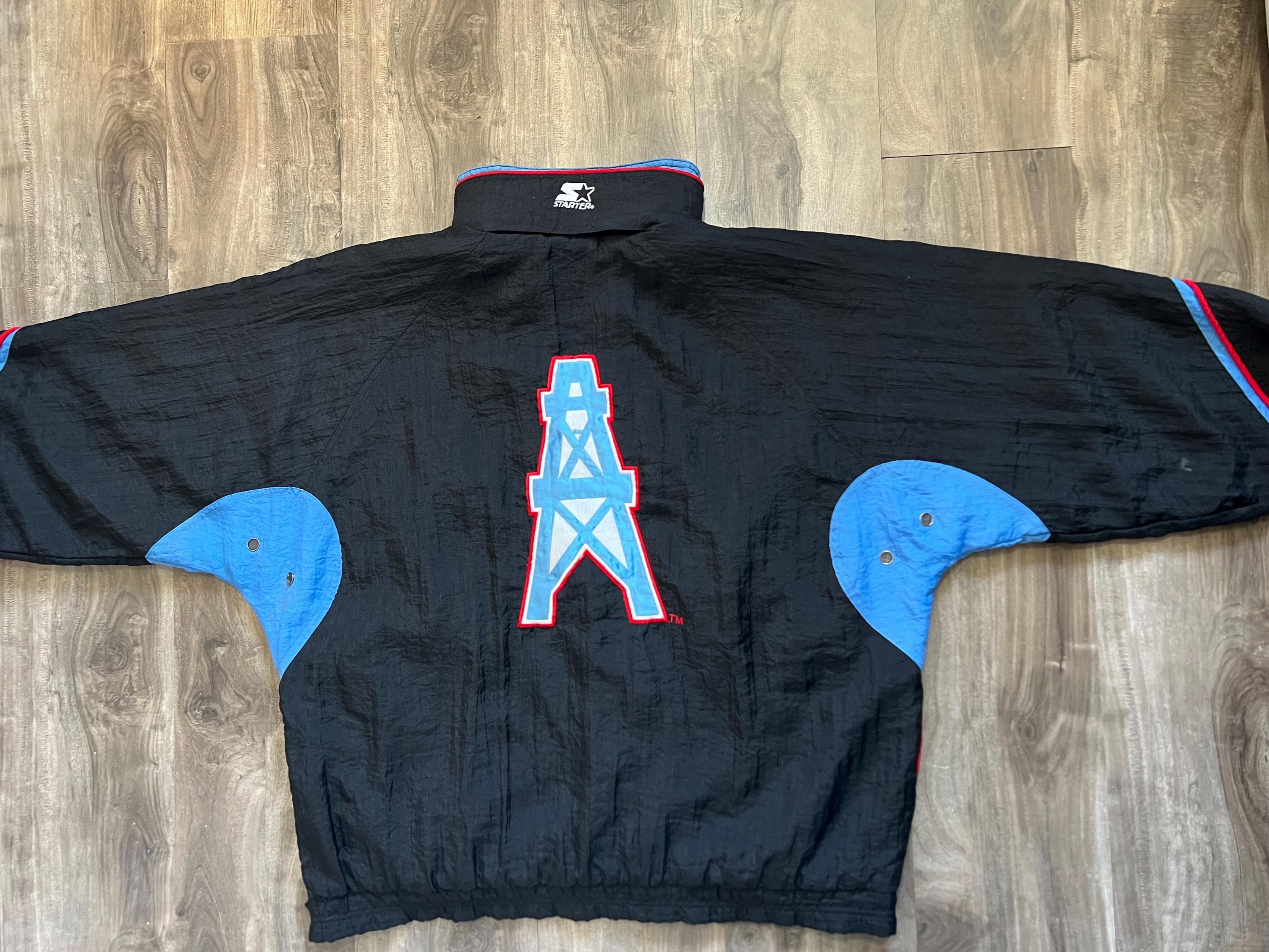 RARE Vintage Starter Houston / Tennessee Oilers Pullover