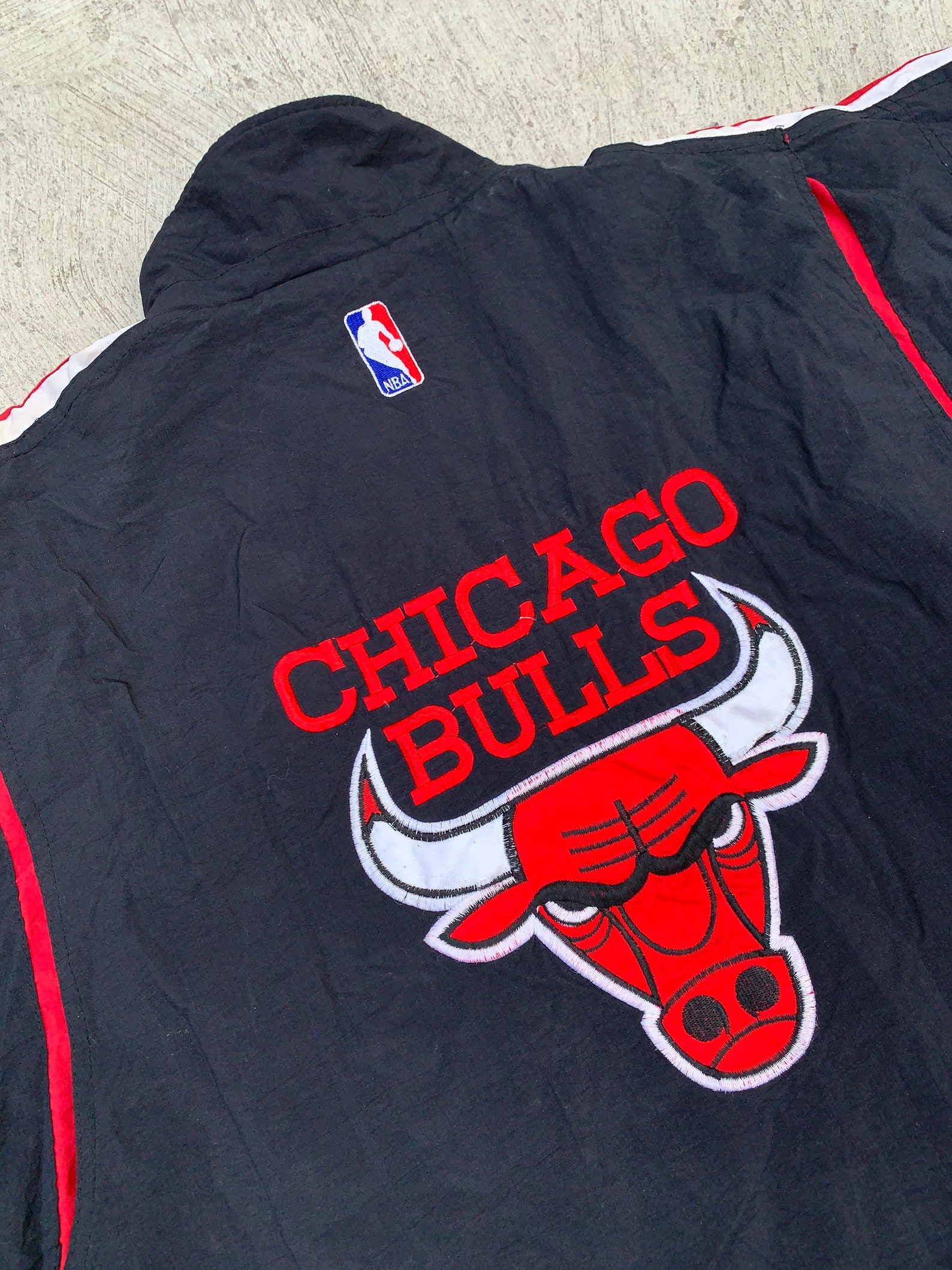 Vintage Starter Chicago Bulls Parka Long Jacket 90s Nba - Etsy