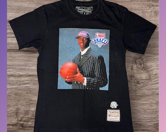 Retro Mitchell & Ness Toronto Raptors Vince Carter NBA Draft T-Shirt