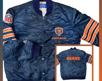 Vintage starter Chicago Bears half zip pullover jacket 90s nba