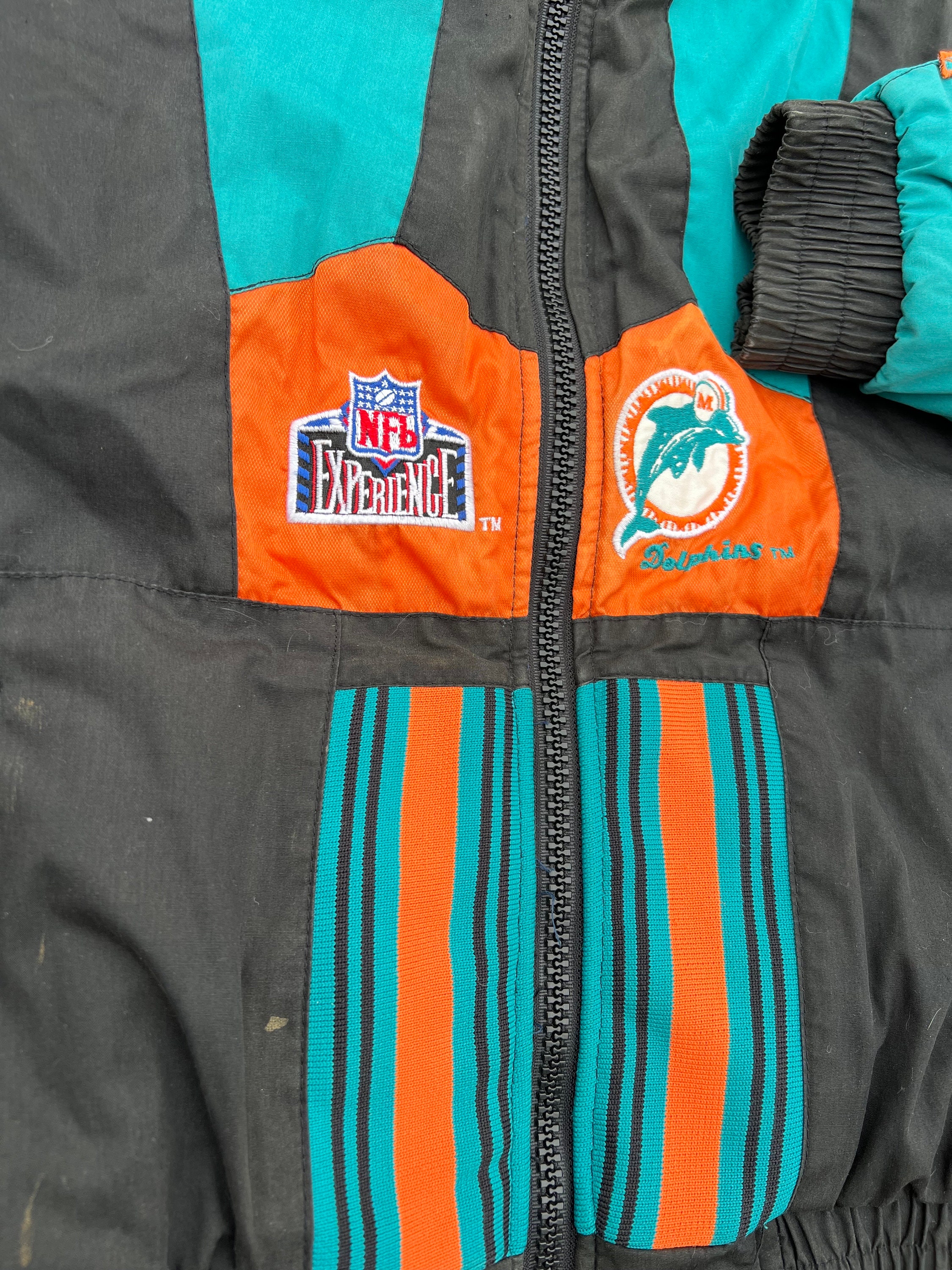 Vintage 90s Pro Player Miami Dolphins Reversible Jacket NFL - Etsy