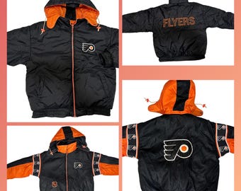 Vintage Pro Player Philadelphia Flyers Reversible Jacket NHL 90s