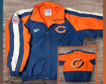 Vintage Reebok NFL Pro Line Chicago Bears Puffer Jacket