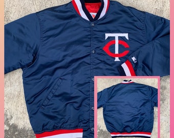 Vintage Starter Minnesota Twins satin bomber jacket MLB 90s