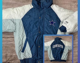 Vintage Logo 7 Dallas Cowboys full zip jacket 90s nfl