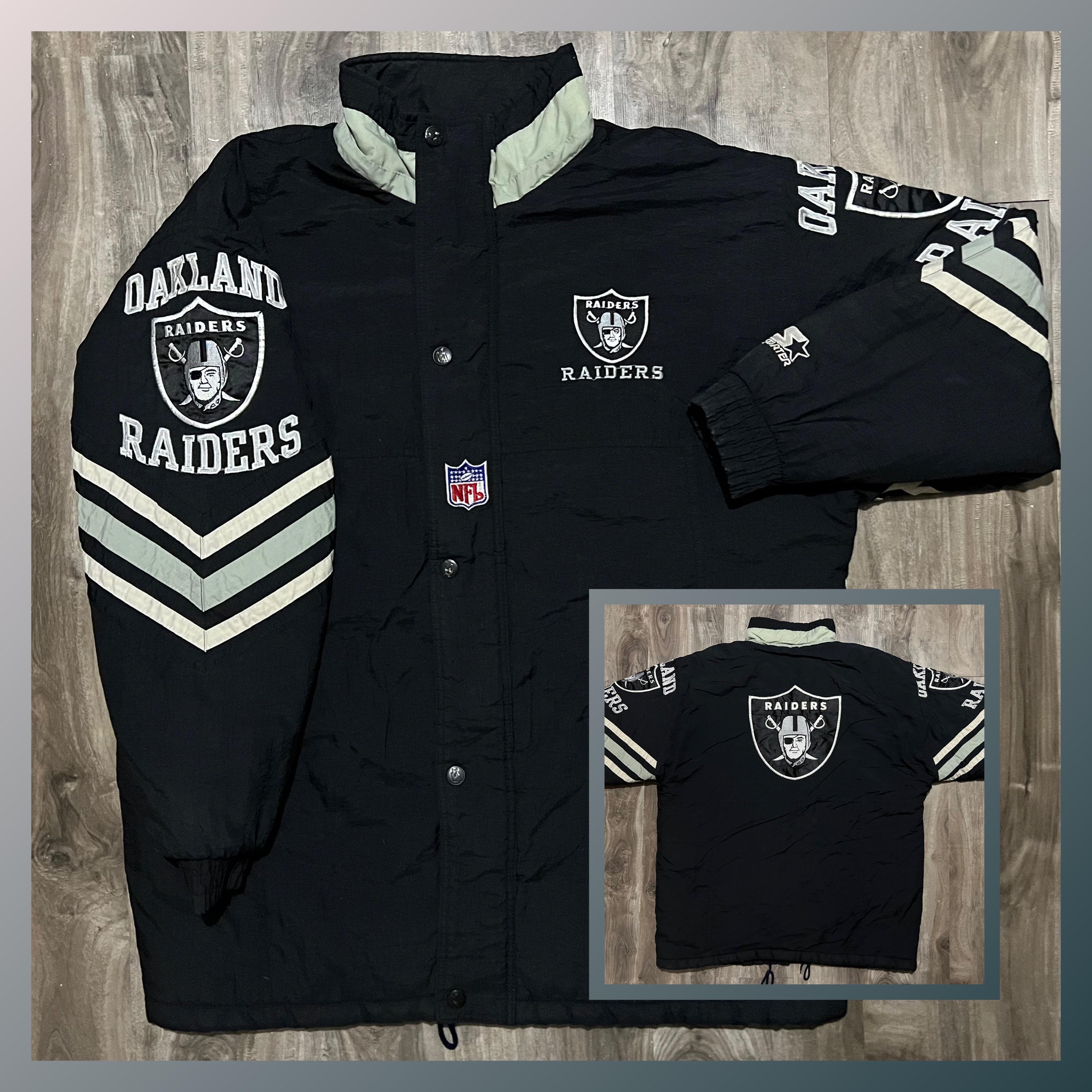 90s Raiders Starter Jackets - Etsy