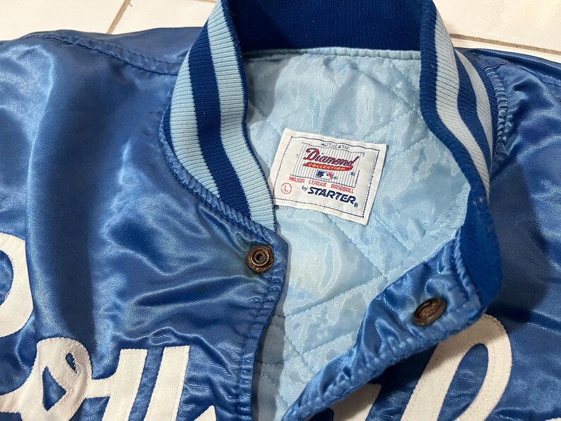 1980's vintage starter Kansas City Royals satin bomber jacket MLB image 8