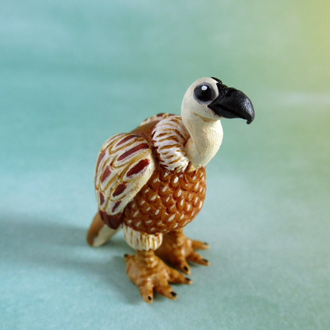 Vulture Bird Miniature African Art Decor, Vulture Culture Bird Art Gift,  African Bird Decor, Buzzard Bird Figurine for Afro Dorm Room Decor