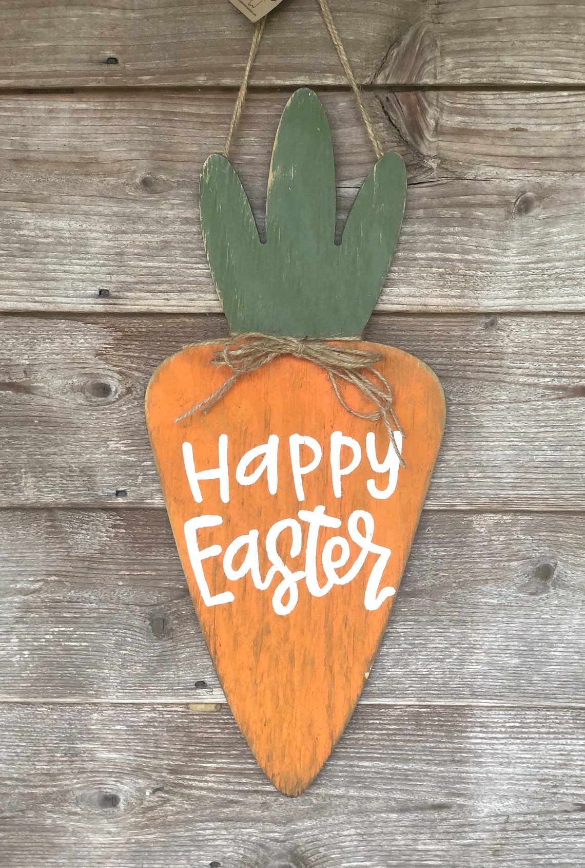 Carrot Door Hanger Easter Door Hanger Personalized Door Etsy