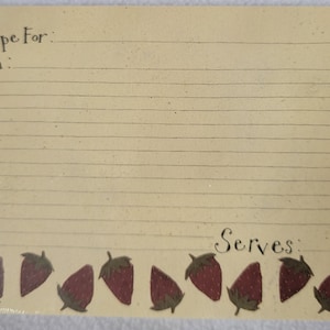 1 lot de 36 cartes de recettes avec lignes de Lang Company, 4 x 6, toutes neuves dans leur emballage d'origine.