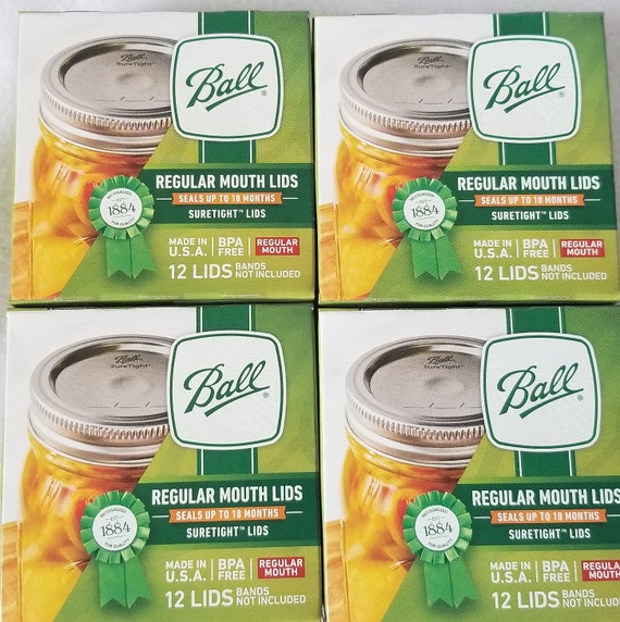 Ball Regular Canning Jar Lids PBA Free Made in USA NEW 2021 Etsy