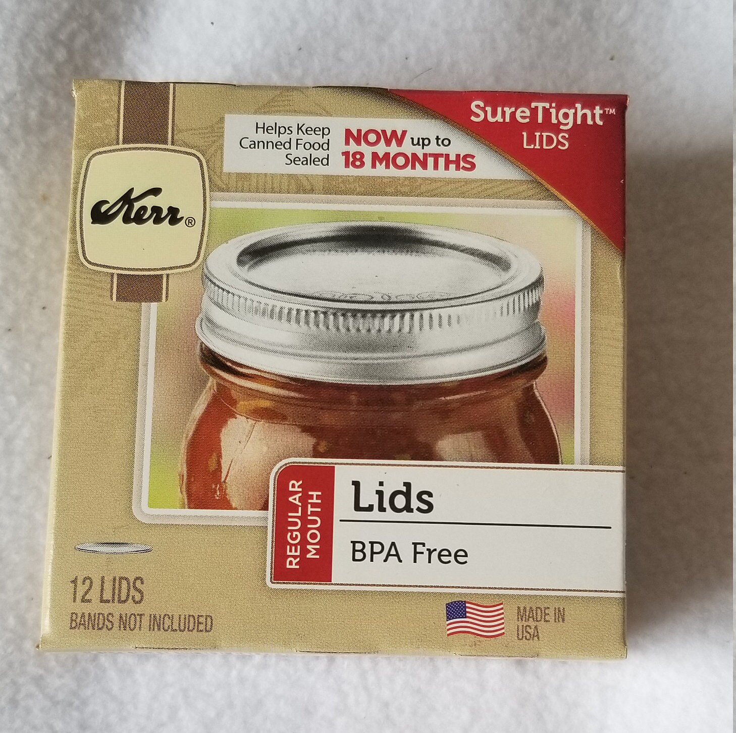 Kerr Regular Mouth Canning Jar Lids PBA Free Made in USA NEW Etsy