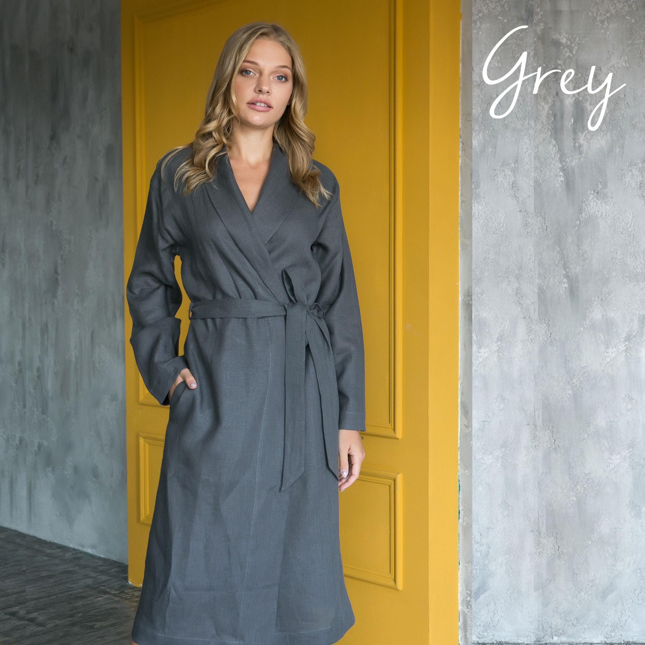 Womens Linen Robe - Linen House Robe - Bath Robe - Ladies Dressing Gown -  Flax Clothing - Plus Size Robe - Anniversary Gift - Wedding Gift - Etsy