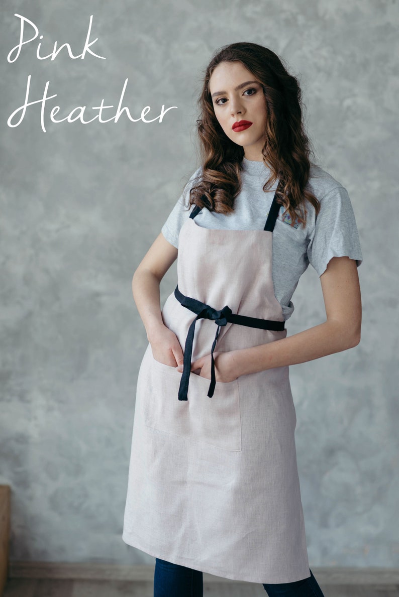 ThePrancingHare Linen Apron - Thumbnail 3