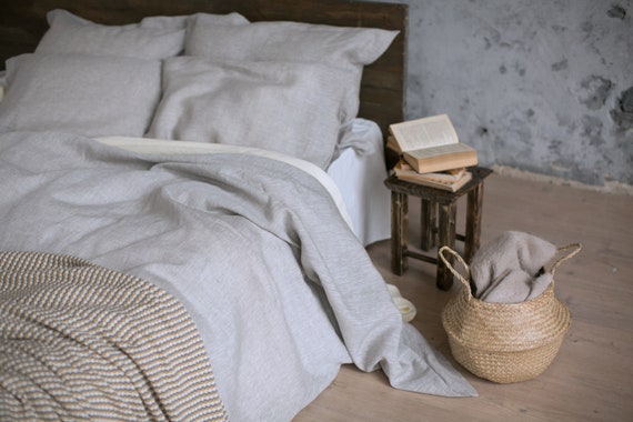 Linen Bedding King Size Duvet Cover Bed Set Double Linen Bedding King Size Duvet Cover Bed, King Size Bedding Sets Uk