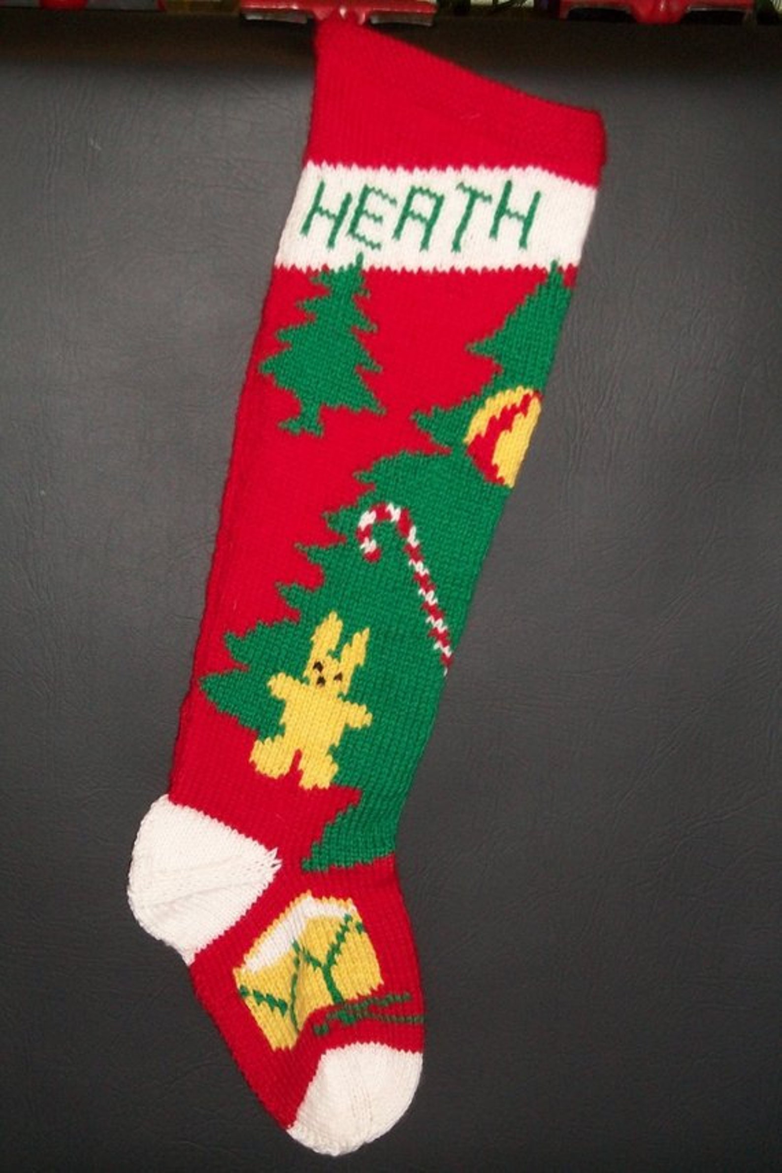 PDF Knit-o-graf Tree Stocking #105 Knitting Pattern - Print at Home! - Etsy