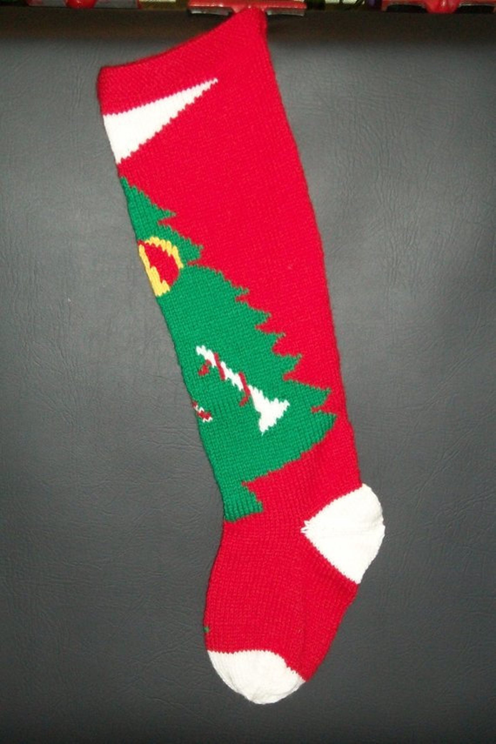 PDF Knit-o-graf Tree Stocking 105 Knitting Pattern Print at Home - Etsy