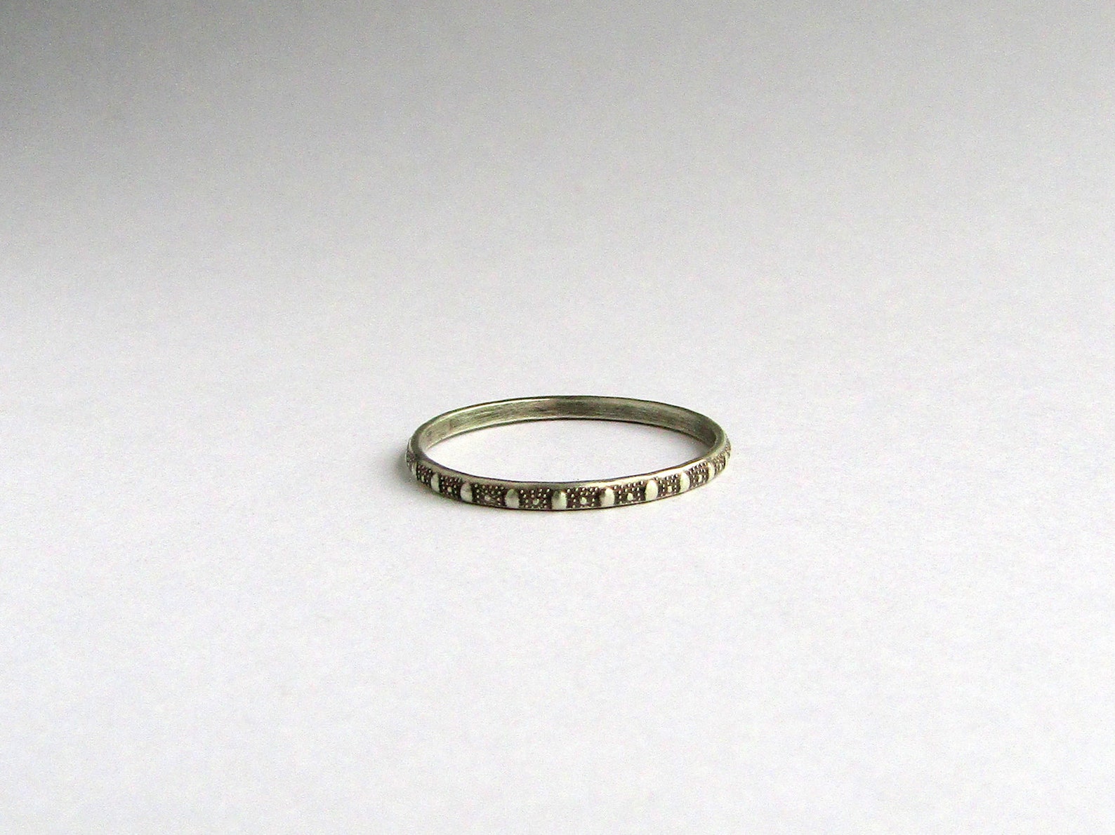 Sterling Silver Dainty Very Thin Ring Stackable Delicate Etsy