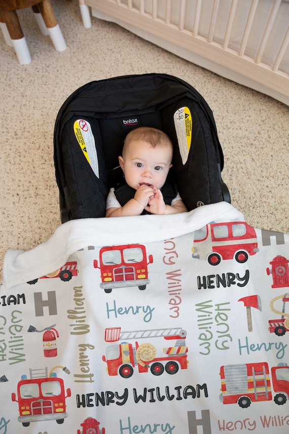 Firefighter hotsell baby blanket