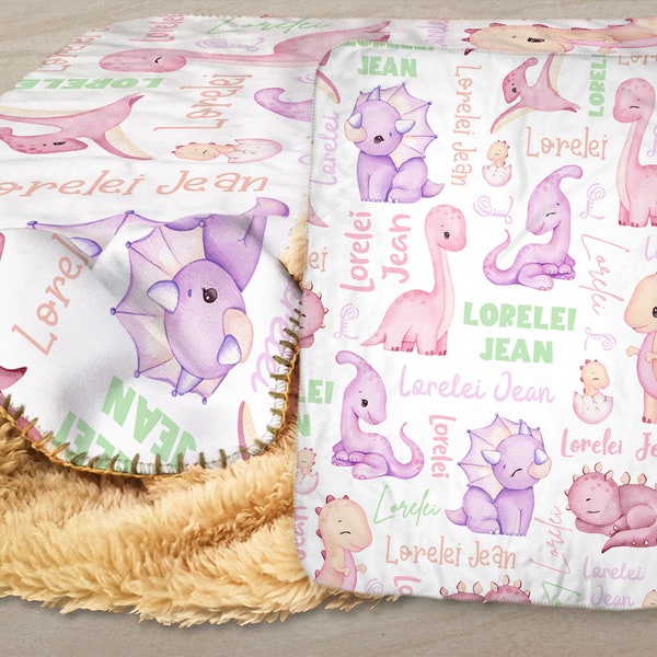 Dinosaur Blanket Etsy