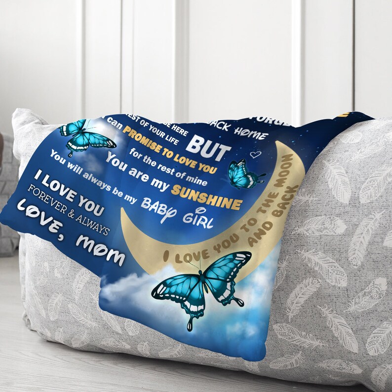 To My Daughter Blanket Daughter Blanket Mom to Daughter Etsy Canada