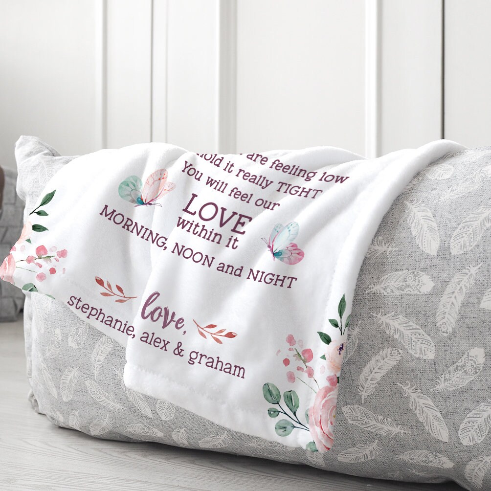 Personalized Grandma Blanket Grandmother Blanket Etsy UK