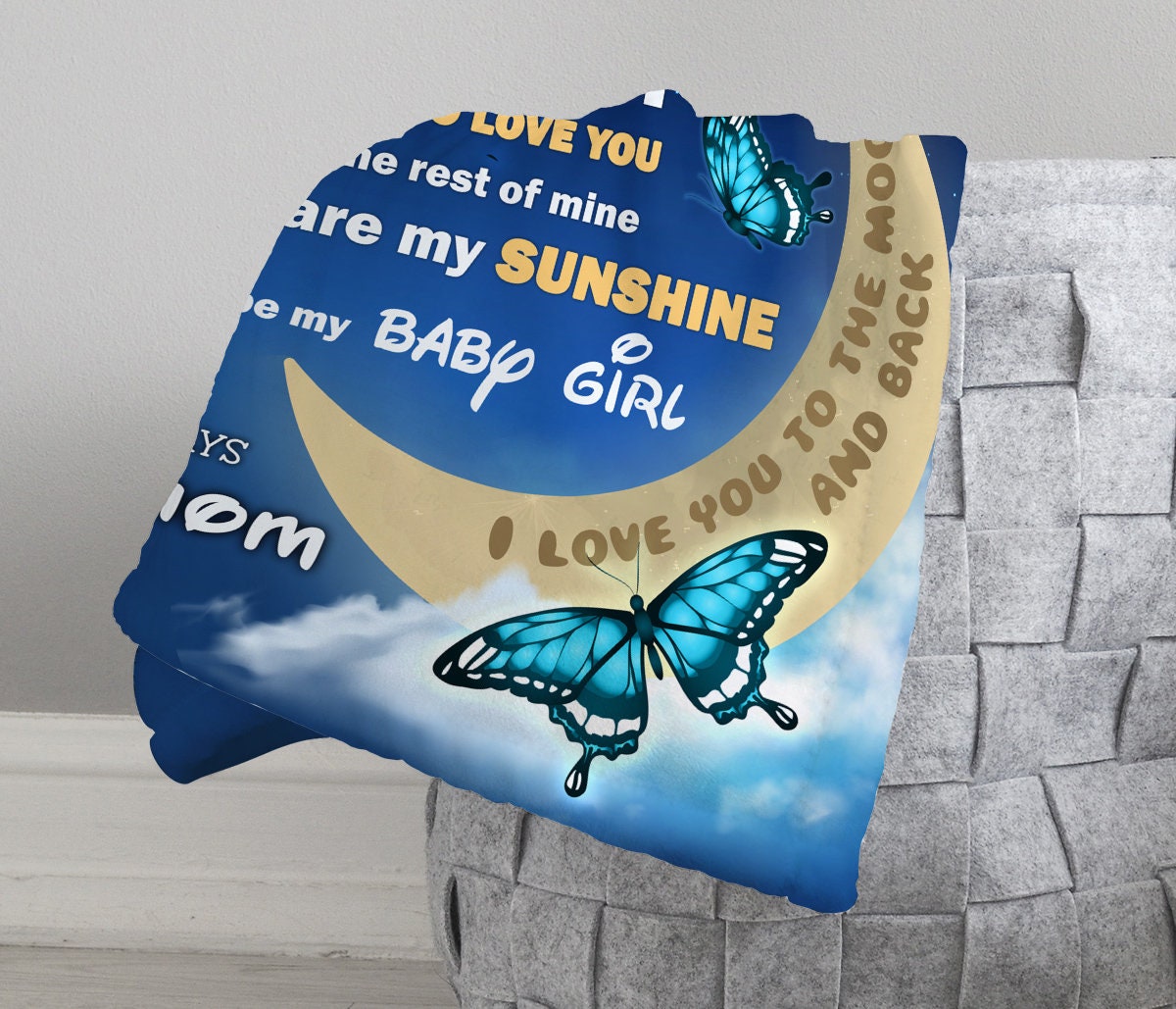 To My Daughter Blanket Daughter Blanket Mom to Daughter Etsy Canada