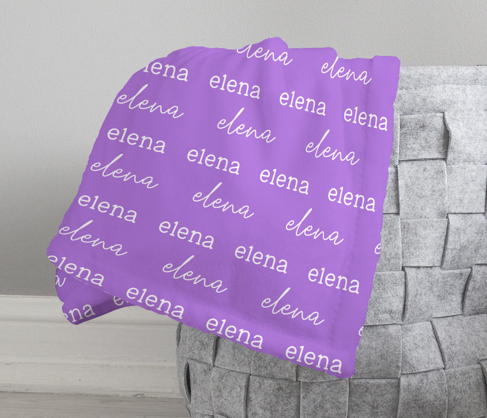 Personalized Baby Blanket With Name Personalized Name Custom Etsy