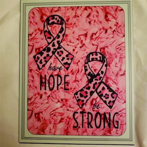 Breast Cancer Awareness Sign, HOPE sign