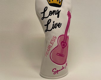 SWIFTIE Inspired Embroidered Hybrid Golf Cover - "Long Live"