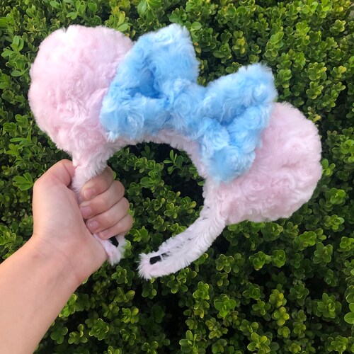 Pink Cotton Candy Fluffy Disney Ears