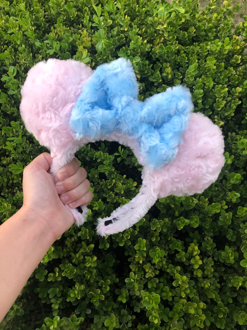 Cotton Candy Fluffy Disney Ears Etsy