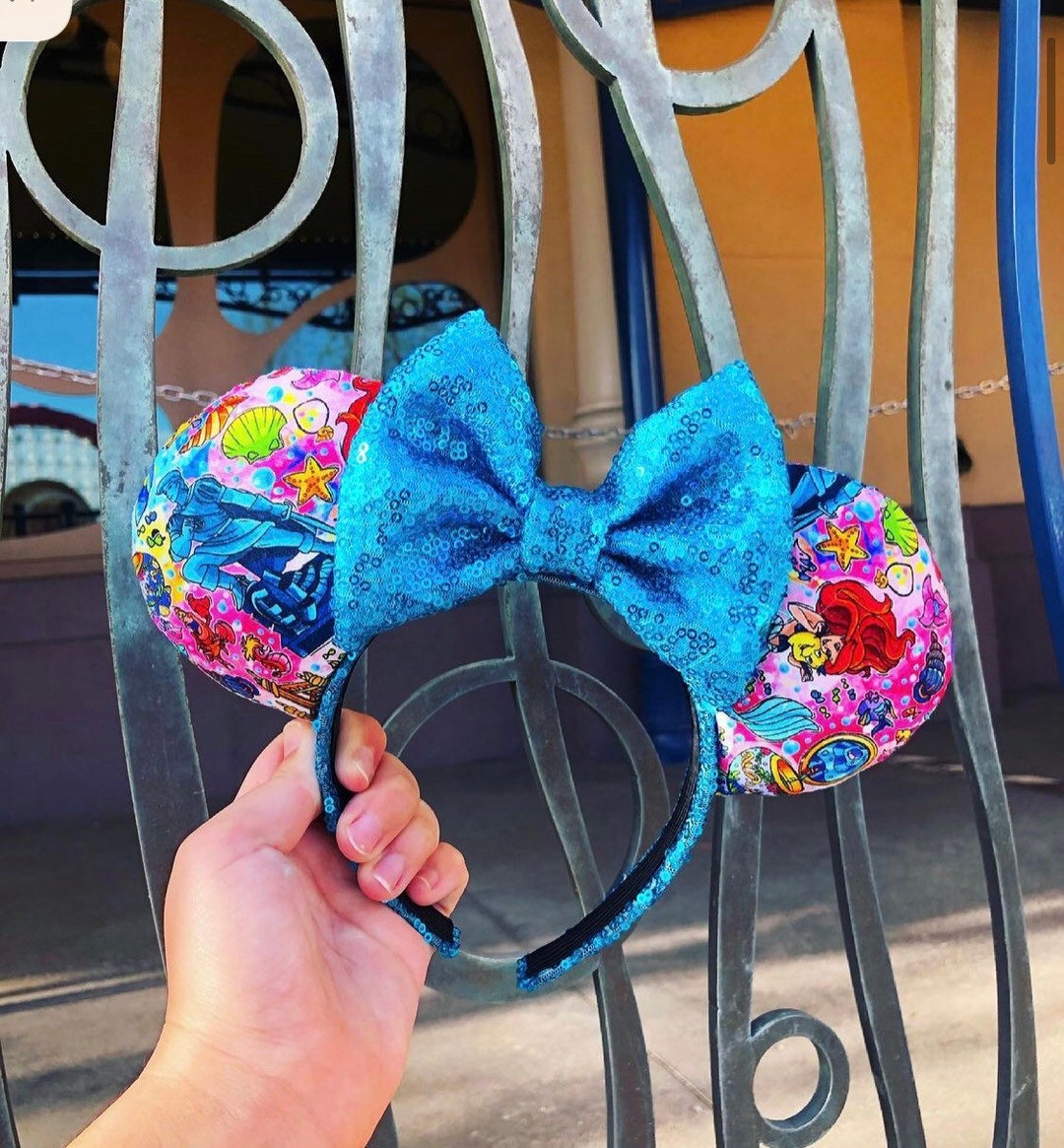 Princess Ariel Character Disney Ears - Etsy