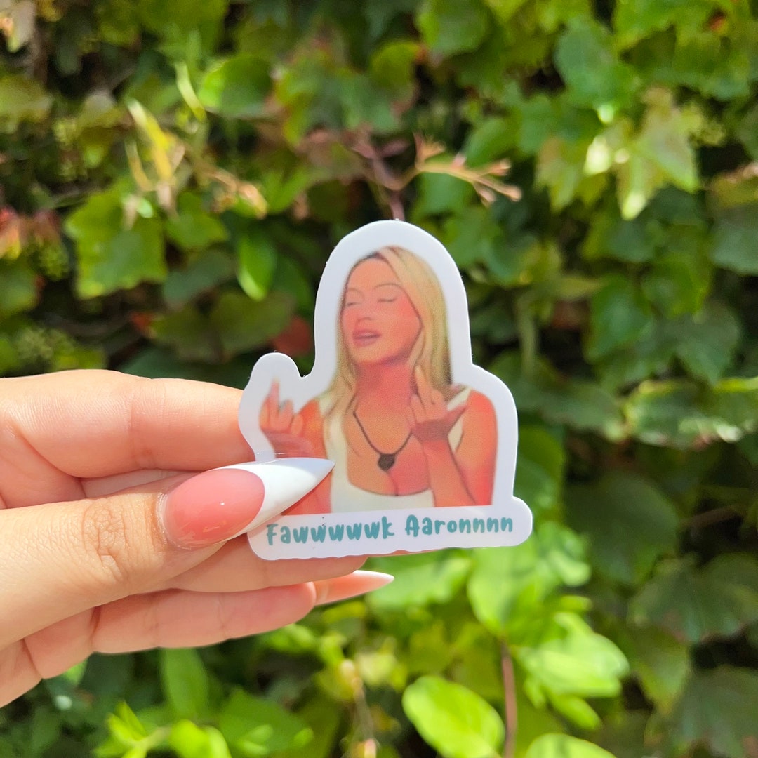 Kaylor Love Island Fawk Aaron Sticker, Funny Sticker, Love Island