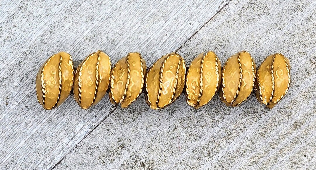 Gold Barrette Gold Hair Clip Gold Hair Accessory Gold Metal Barrette