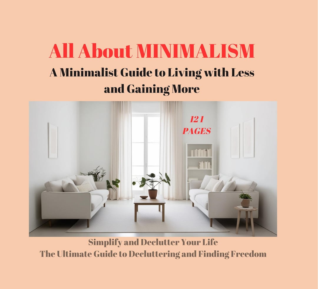 Minimalist Living Guide: Declutter Your Life (digital Download) - Etsy