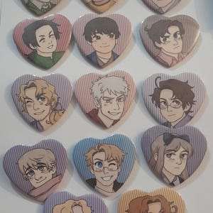 Heart badges- HETALIA
