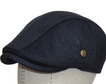 Herringbone cap, flat hat, ivy hat, newsboy cap,