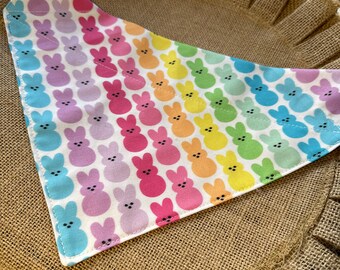 Easter Dog Bandana/Peeps Bandana/Pet Bandana/Over the Collar bandana/Tie on bandana