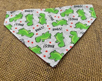 Valentine Dog Bandana/ Valentine Cat Bandana/Over the Collar Bandana/ Tie On Bandana/Fun Valentine Bandana/