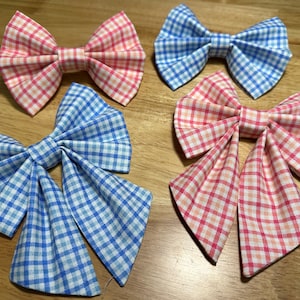 Custom Bow Ties and Sailor Bows/Slide on Collar Bow Ties, Sailor Bows/Dog Bow Tie/Pet Bow Tie/Over the Collar Bows