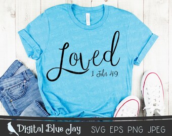 1 John 4 9 Loved Etsy