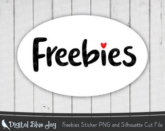 Freebies Sticker PNG, Printable Freebies Sticker, Small Business Stickers, Small Business PNG, Digital Download