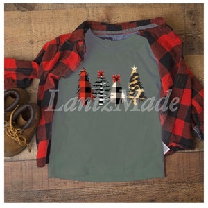 Patterned Christmas Trees