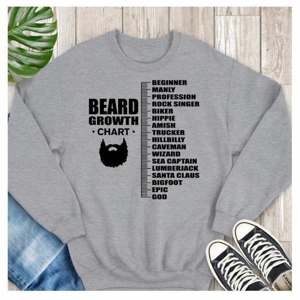 Beard Growth Chart Shirt