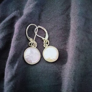Opal earrings